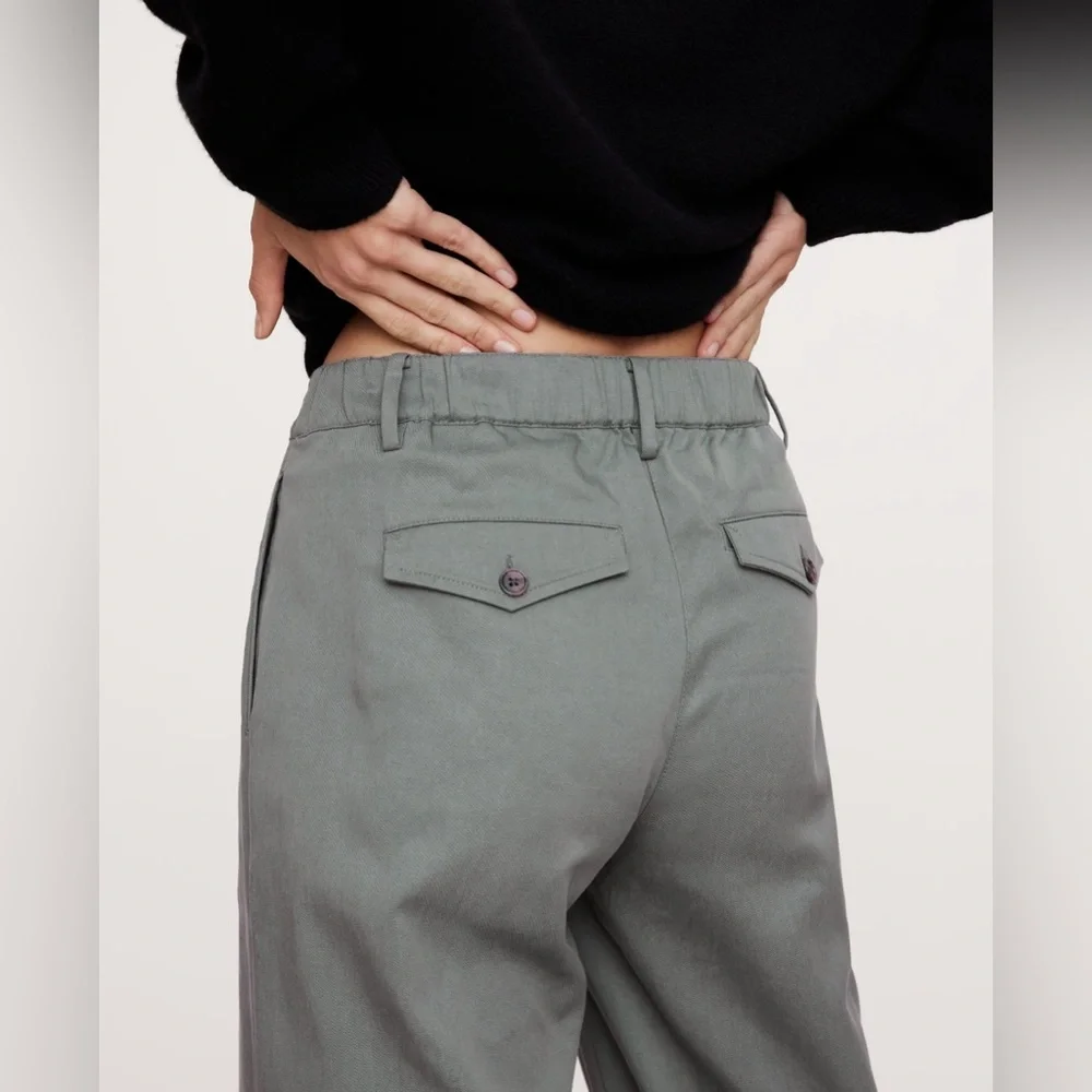 NWT! Banana Republic Gray Succulent
The Everyday Wide Leg Pant - Size Large - Picture 3 of 8